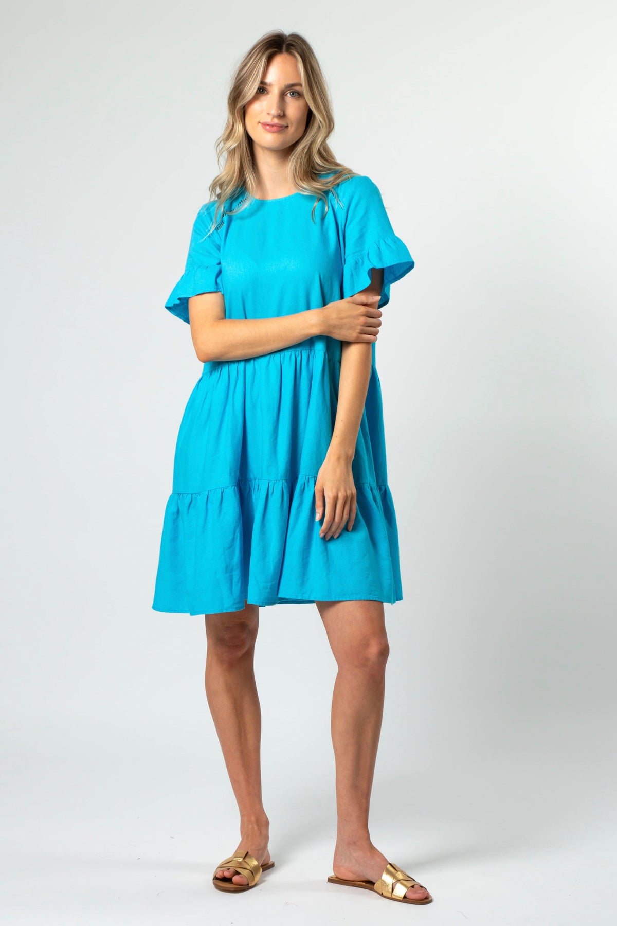 Molly Dress Santorini Blues