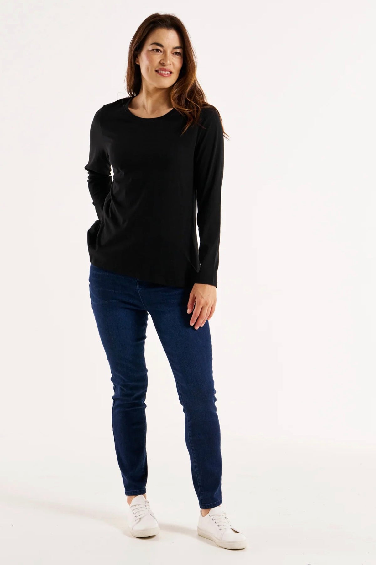 Sydney Long Sleeve Tee Black