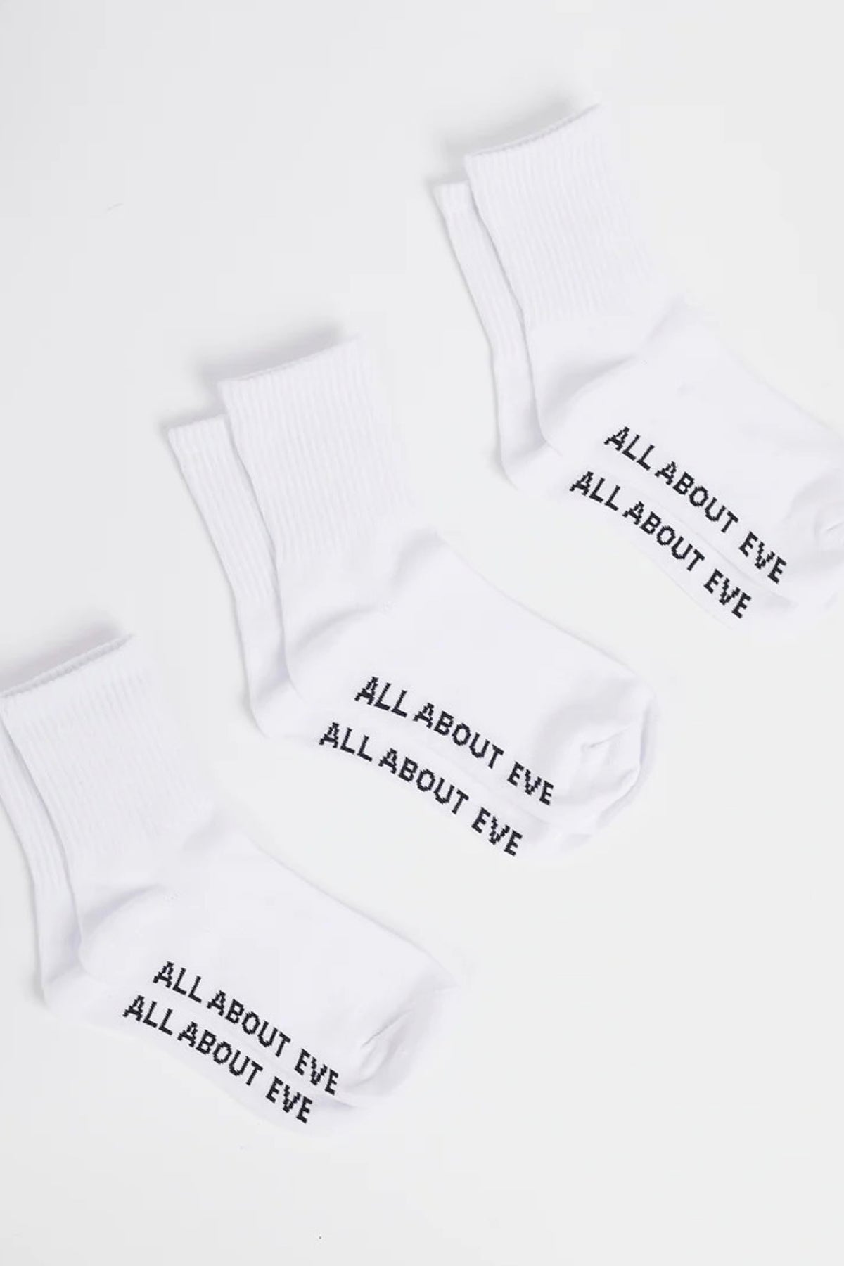 AAE Ankle Socks 3 Pack White