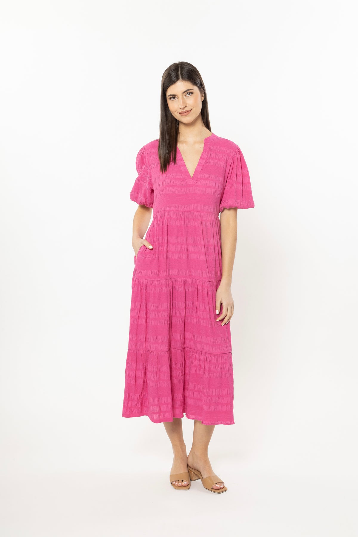 Simple Maxi Dress Pink - EXCLUSIVE TO MINT