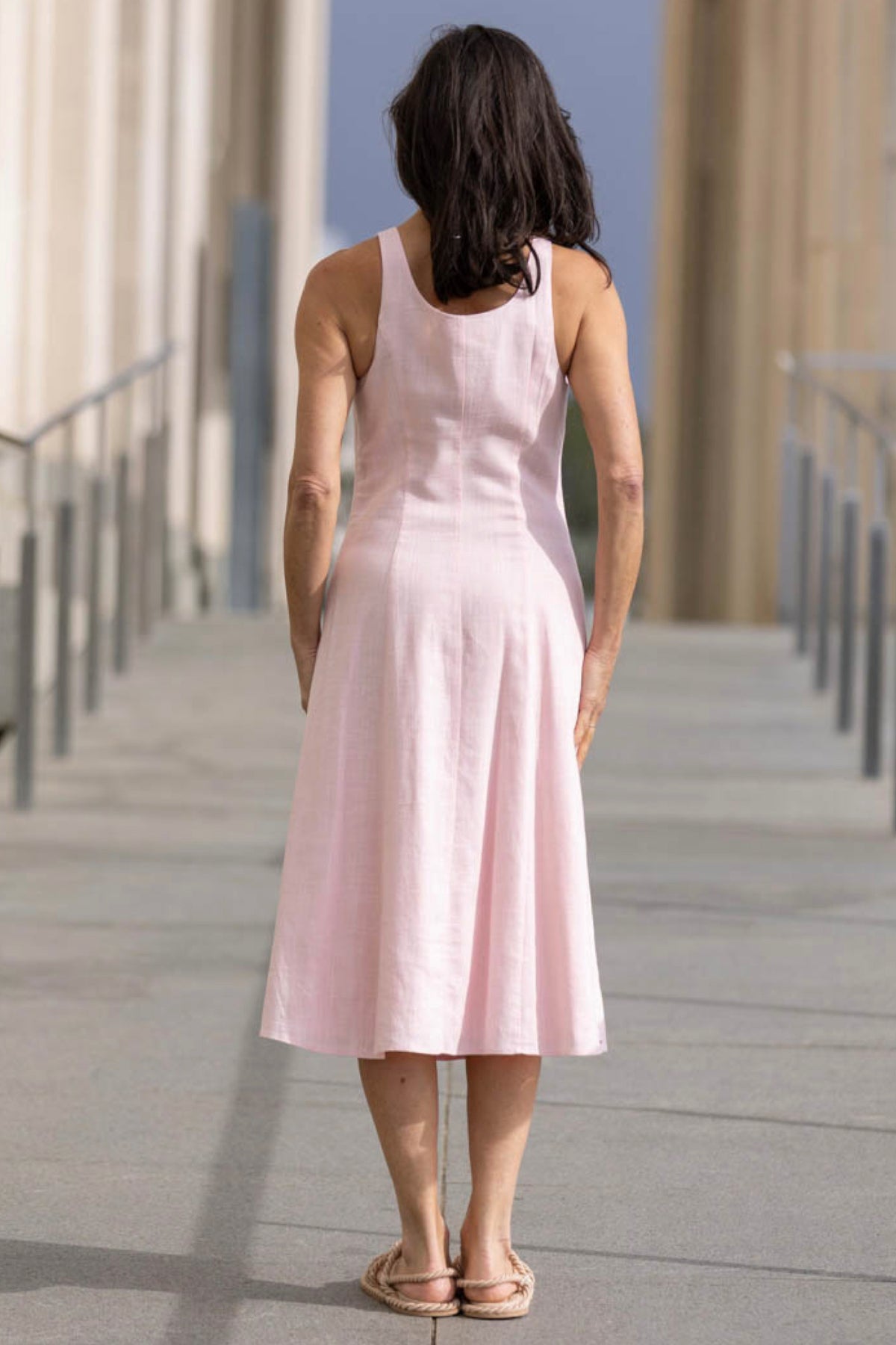 Waikiki Midi Dress Pink Pink