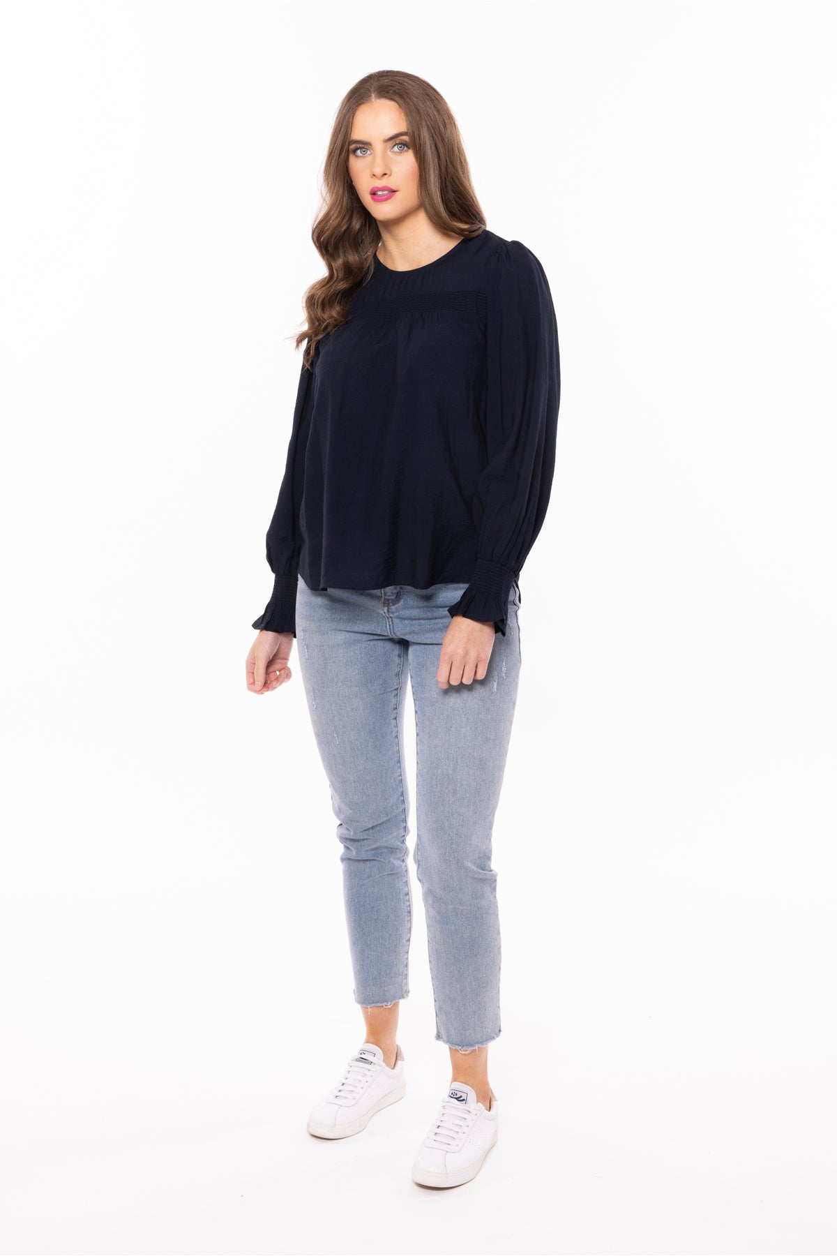 Noble Top Long Sleeve Navy