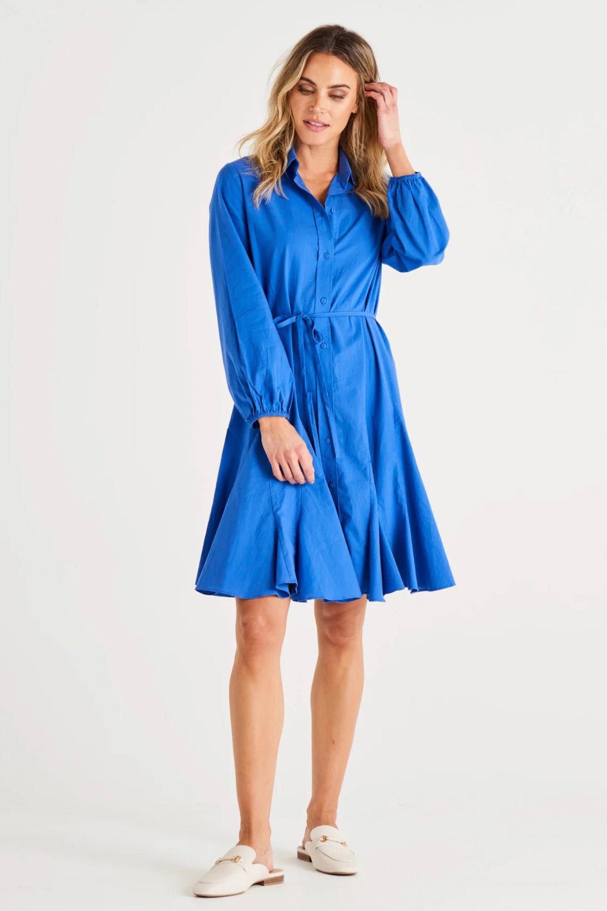 Jada Dress Iris Blue