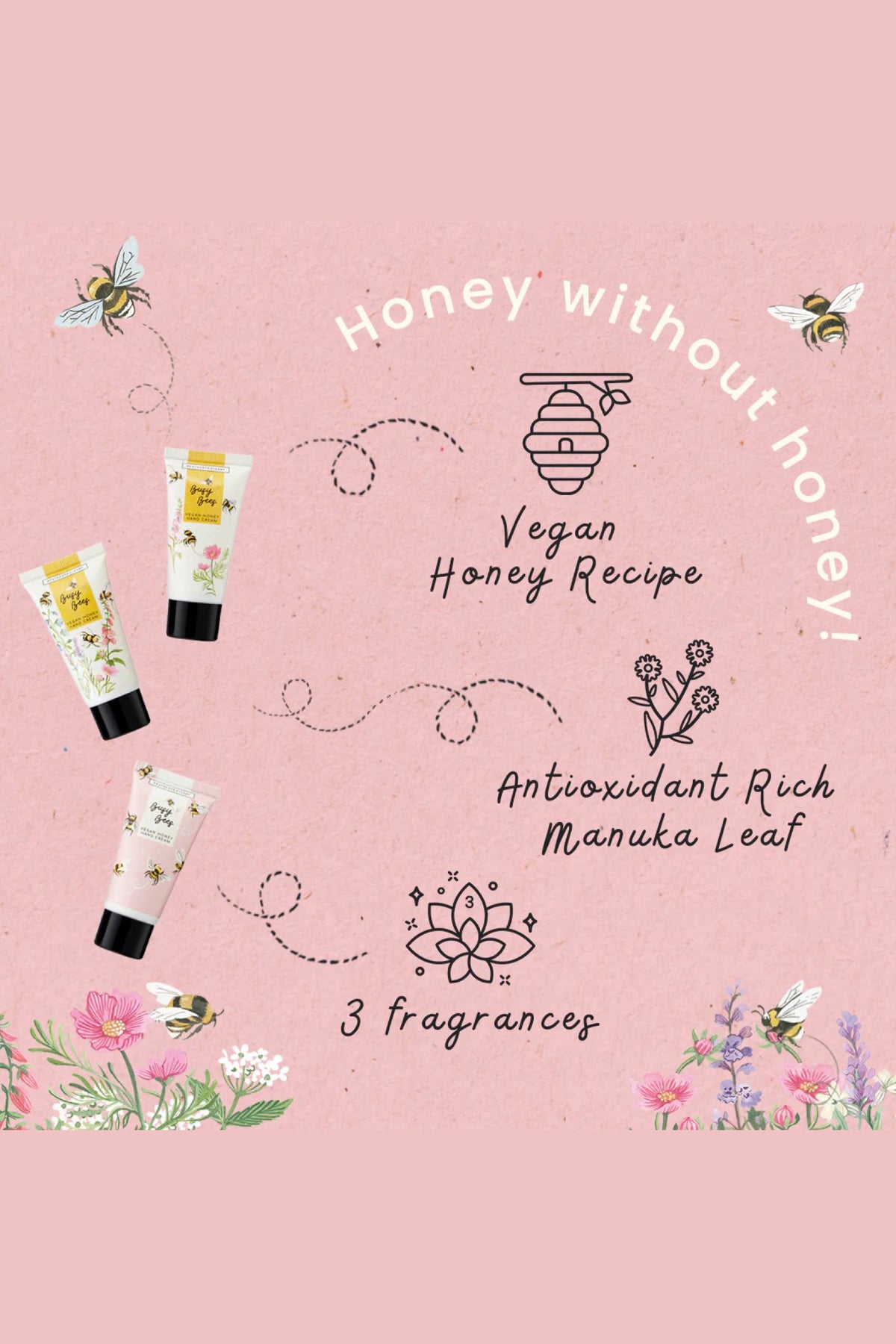 Busy Bees Hand Cream Trio