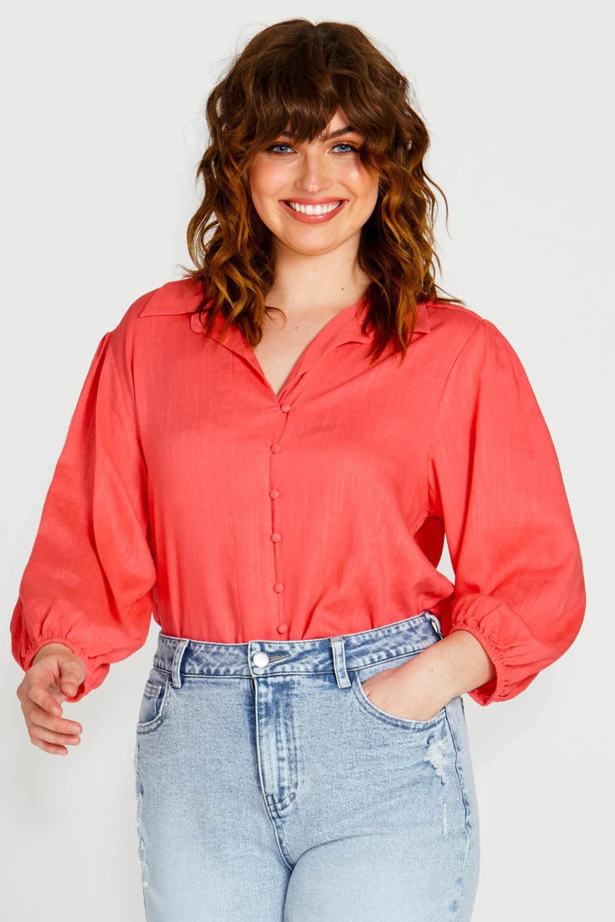 Francesca Relaxed Blouse Pink