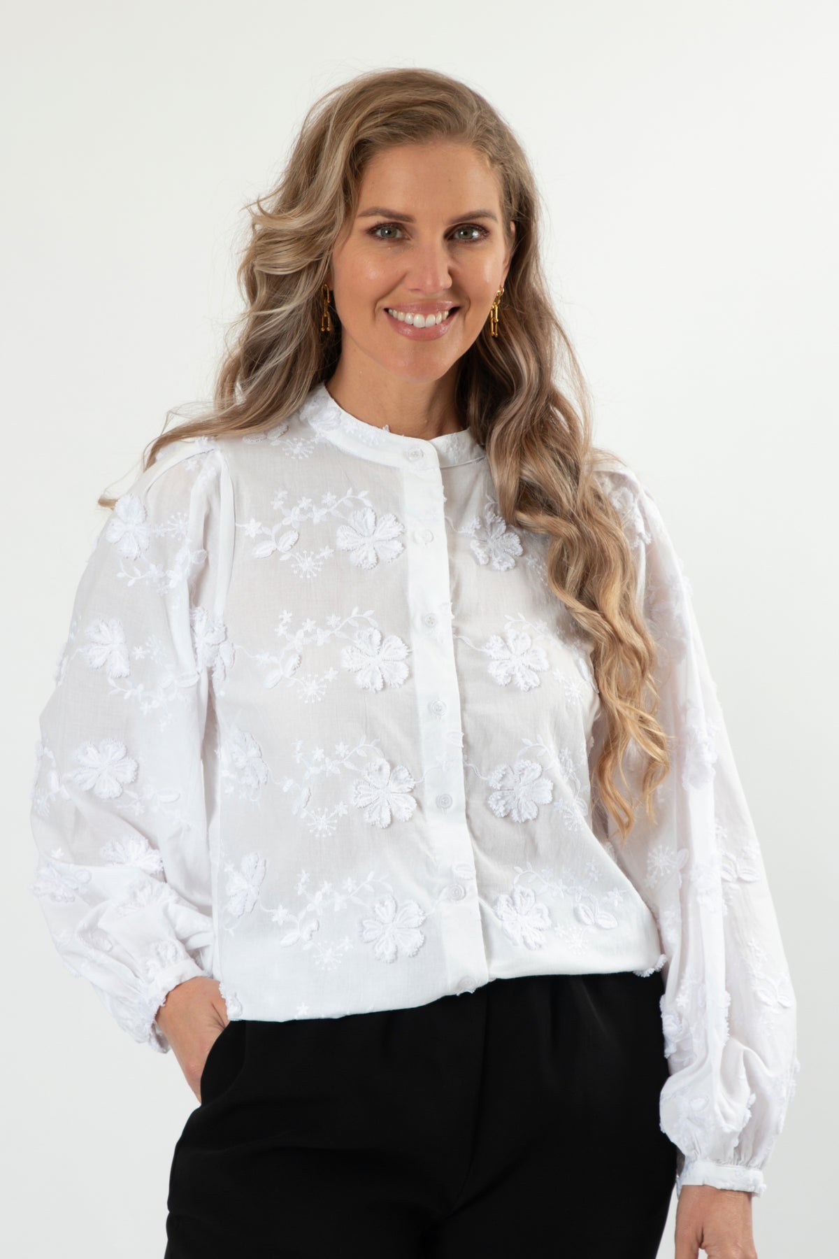 Greer Blouse White