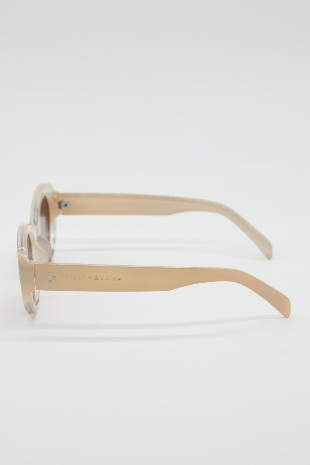 Ruby Beige Brown Sunglasses