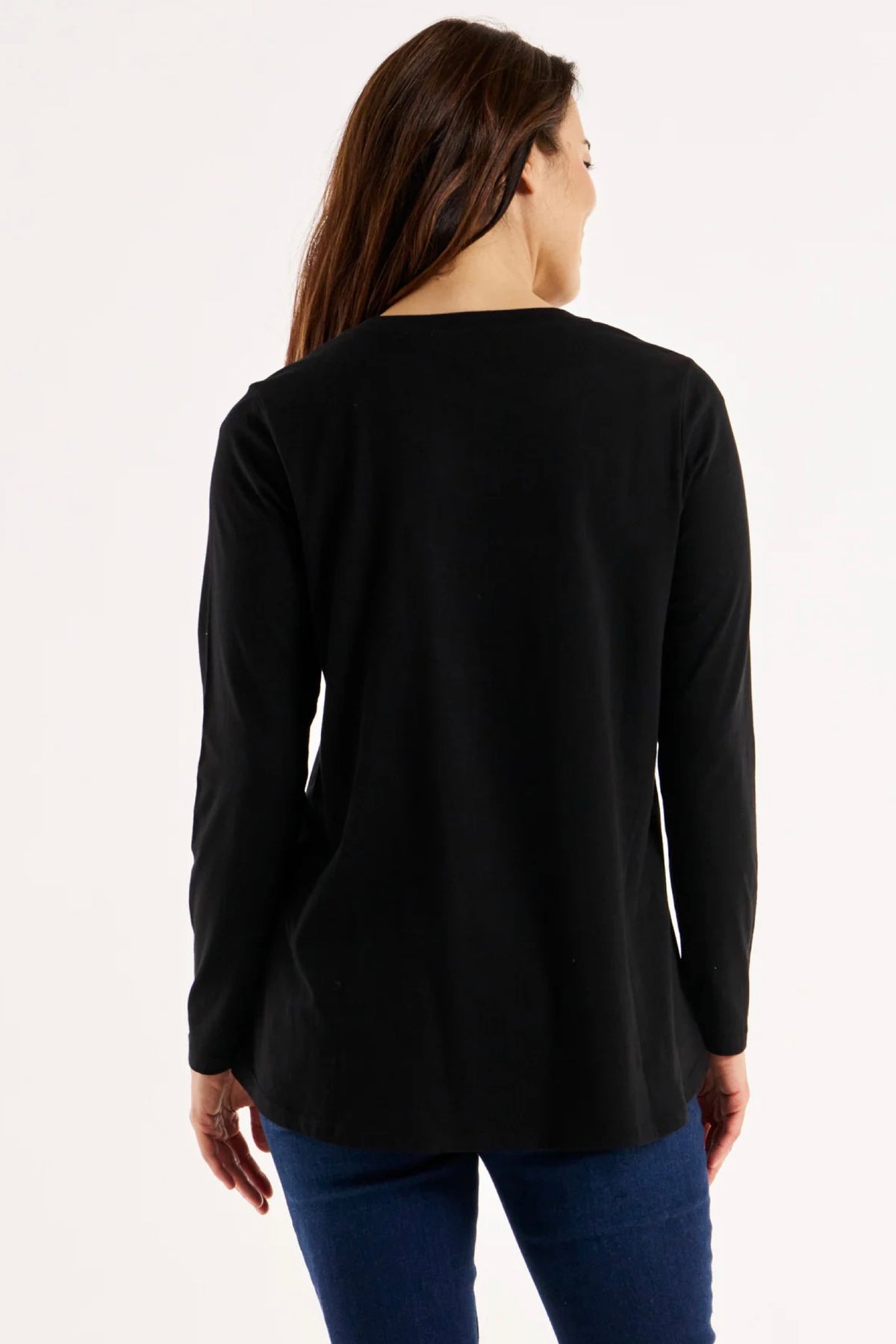 Sydney Long Sleeve Tee Black