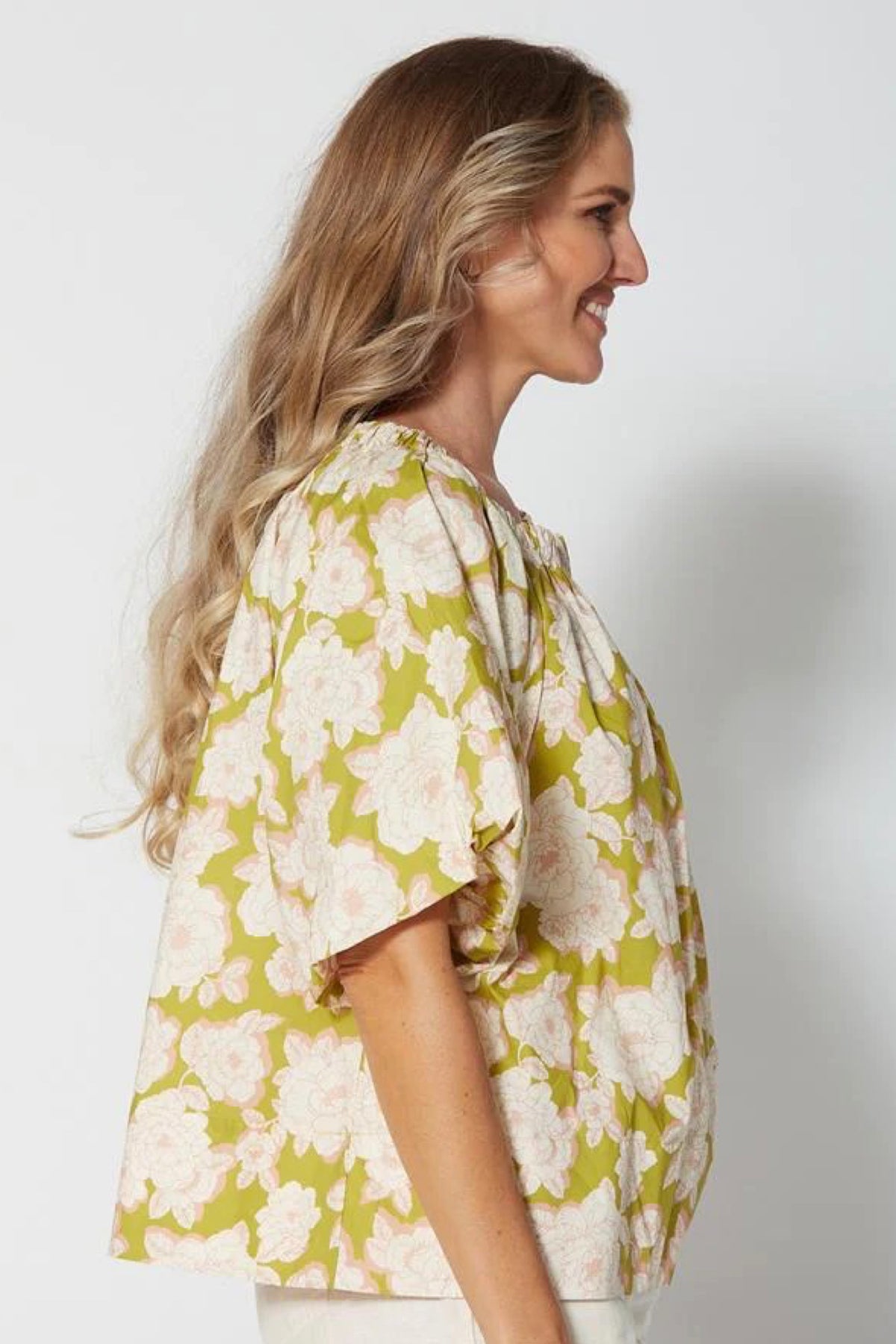 Santorini Blouse Rosa Olive