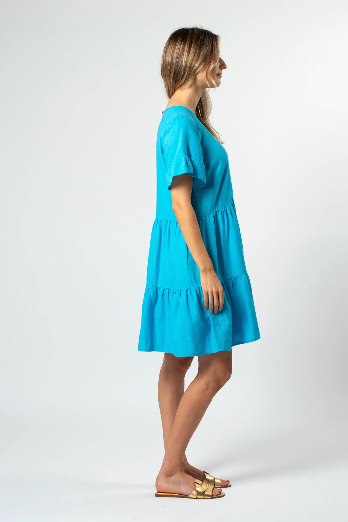 Molly Dress Santorini Blues