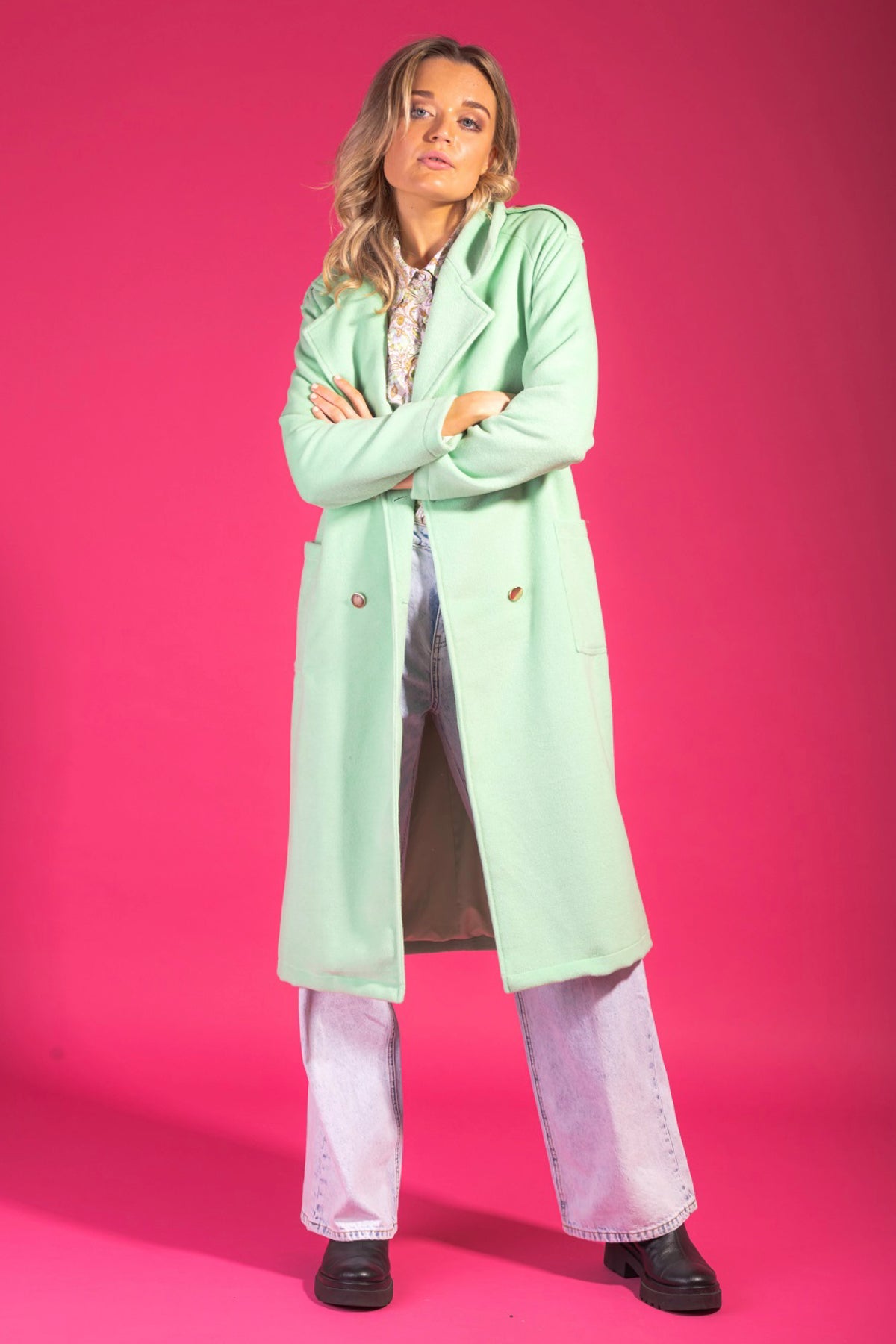 Kendra Coat Green