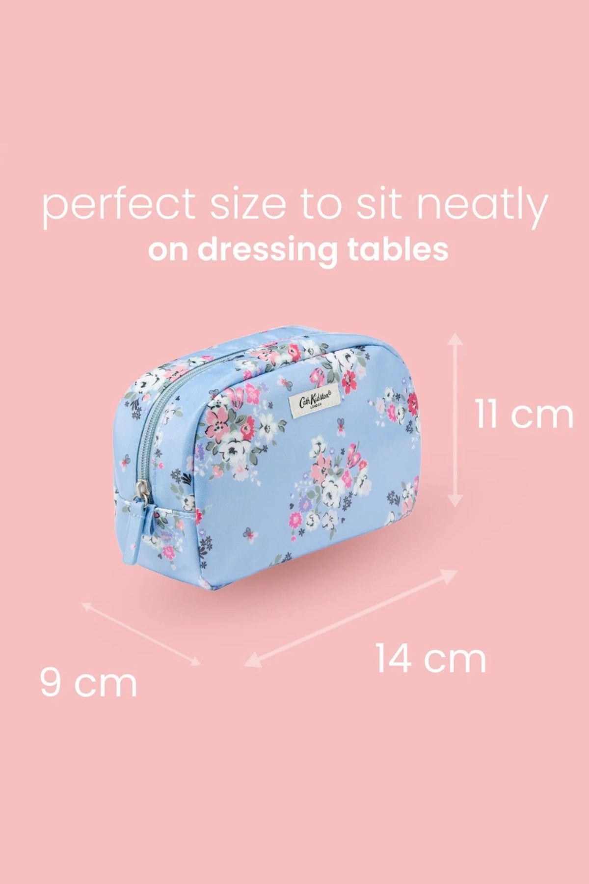 Cath Kidston Cosmetic Bag Pale Blue Flowers