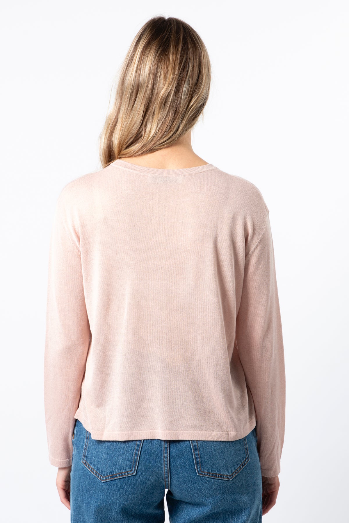 Shimmer Top Rose