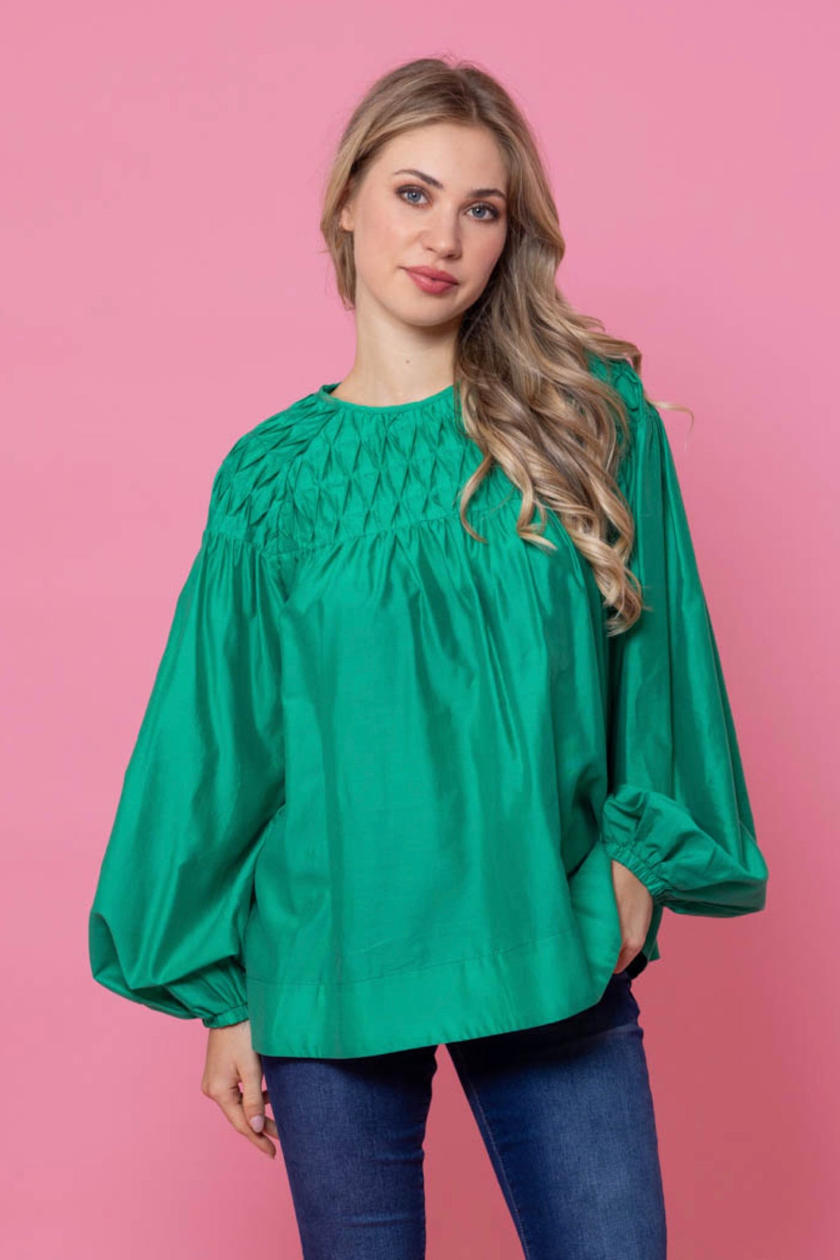 Tilly Blouse Green