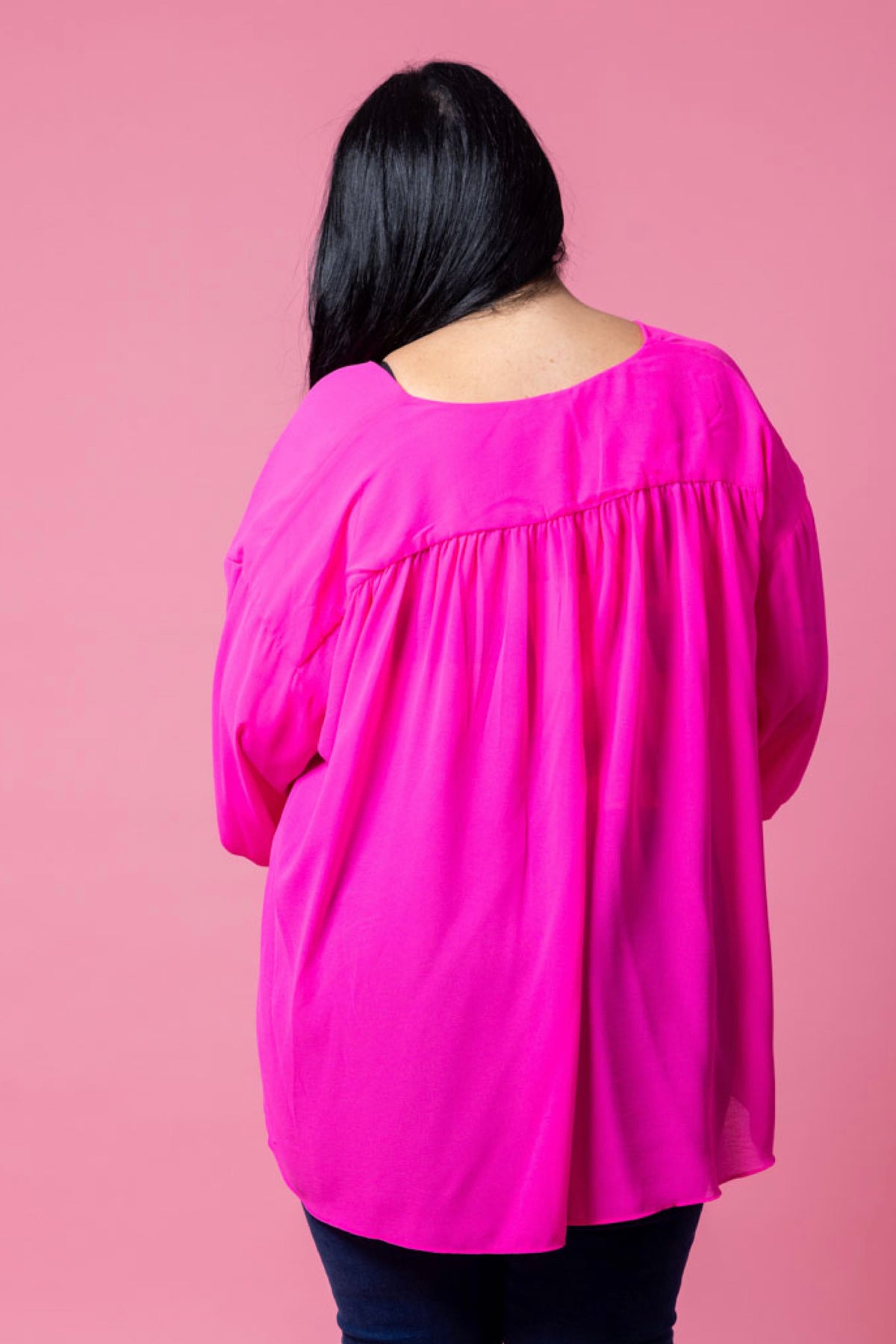 Charlotte Blouse Fluro Pink