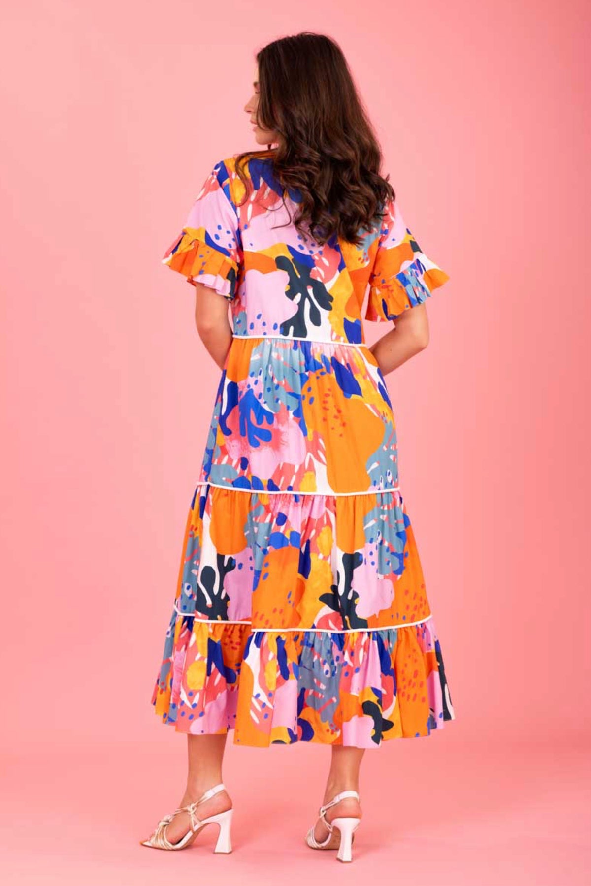 Emelia Midi Dress Bright Print