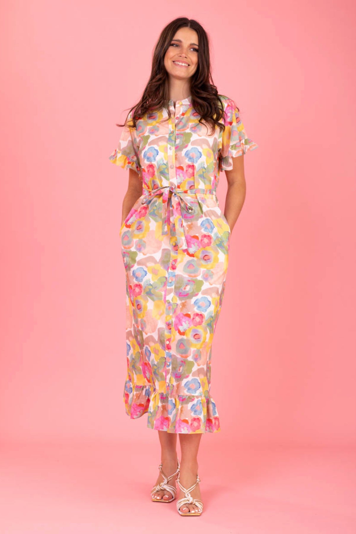 Willow Maxi Dress Watercolour