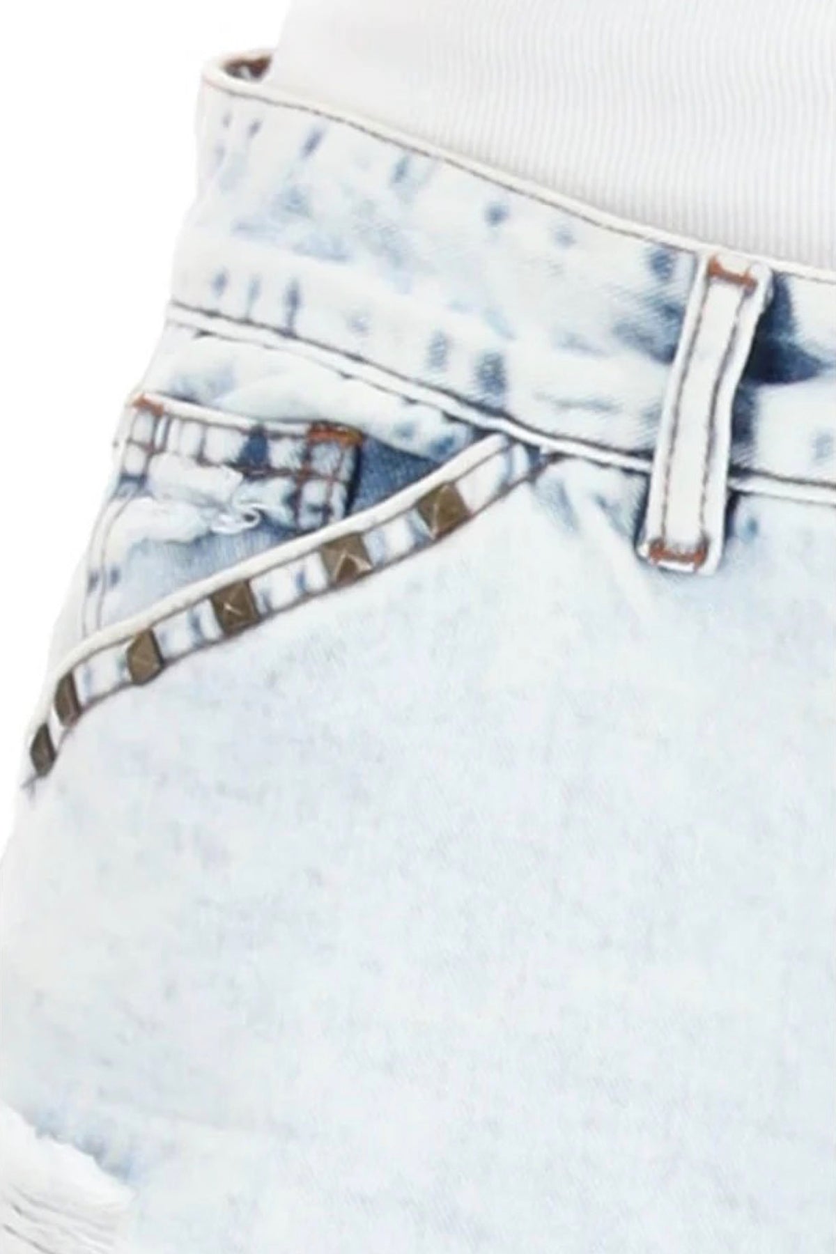 Hudson Short Distressed Denim