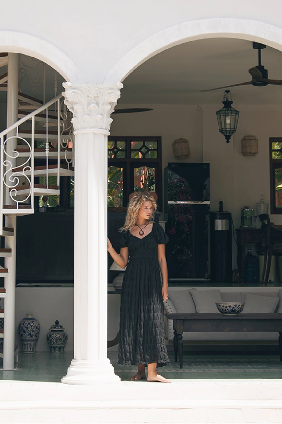 Maude Maxi Dress Black