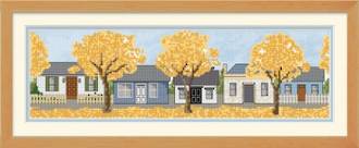 Kiwi Town Historic Arrowtown Cross Stitch Kit