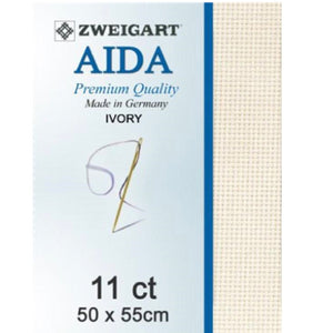Aida Fat Q 11 Count Ivory