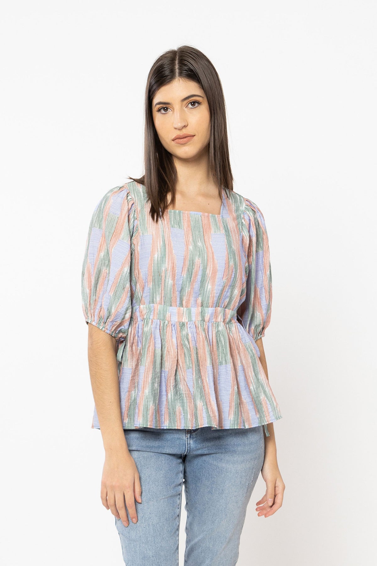 Ottie Top Lineal Stripe