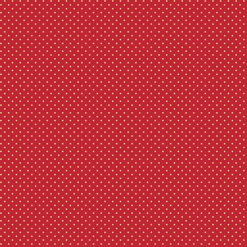 Evergreen - Gold Dots On Red