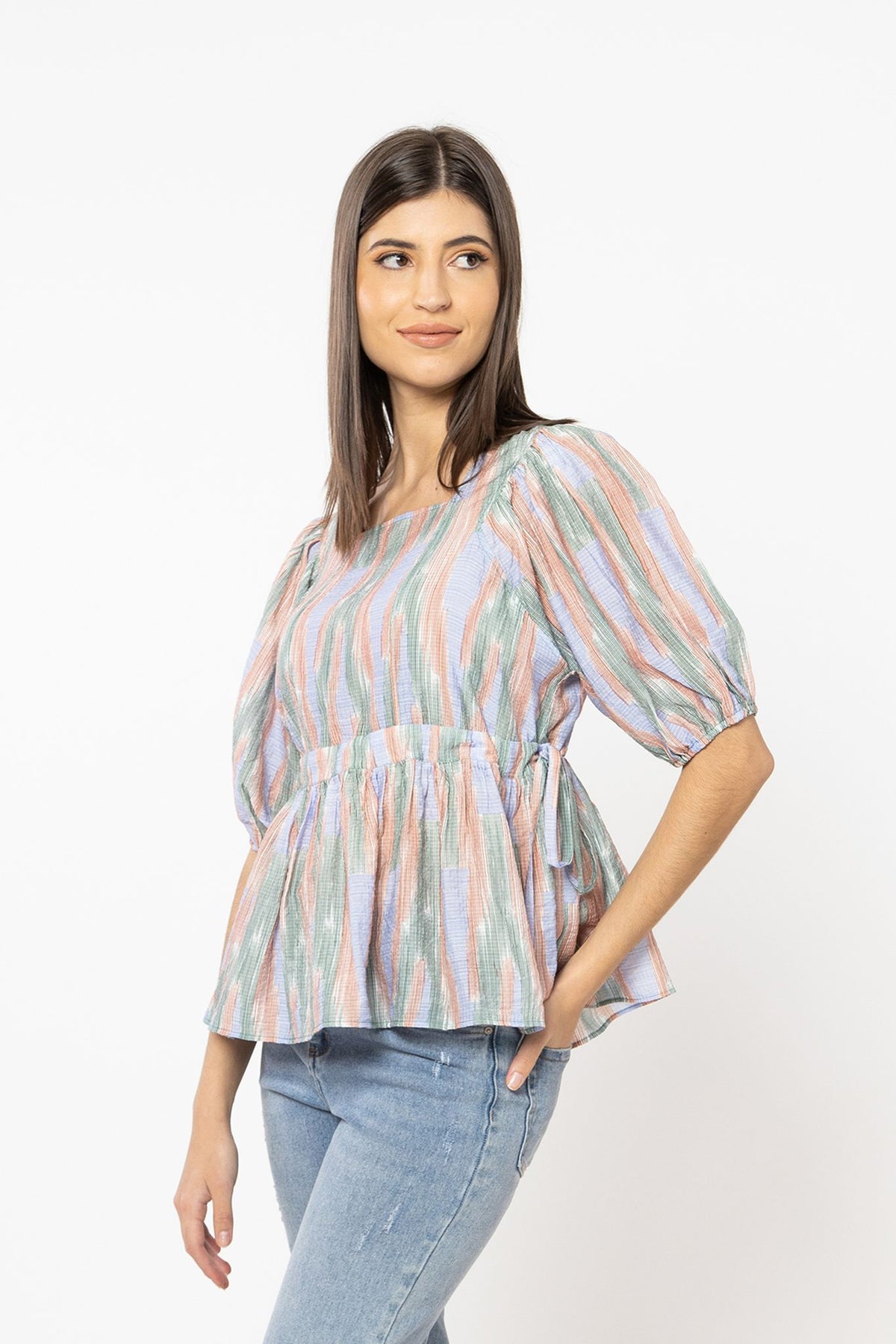 Ottie Top Lineal Stripe