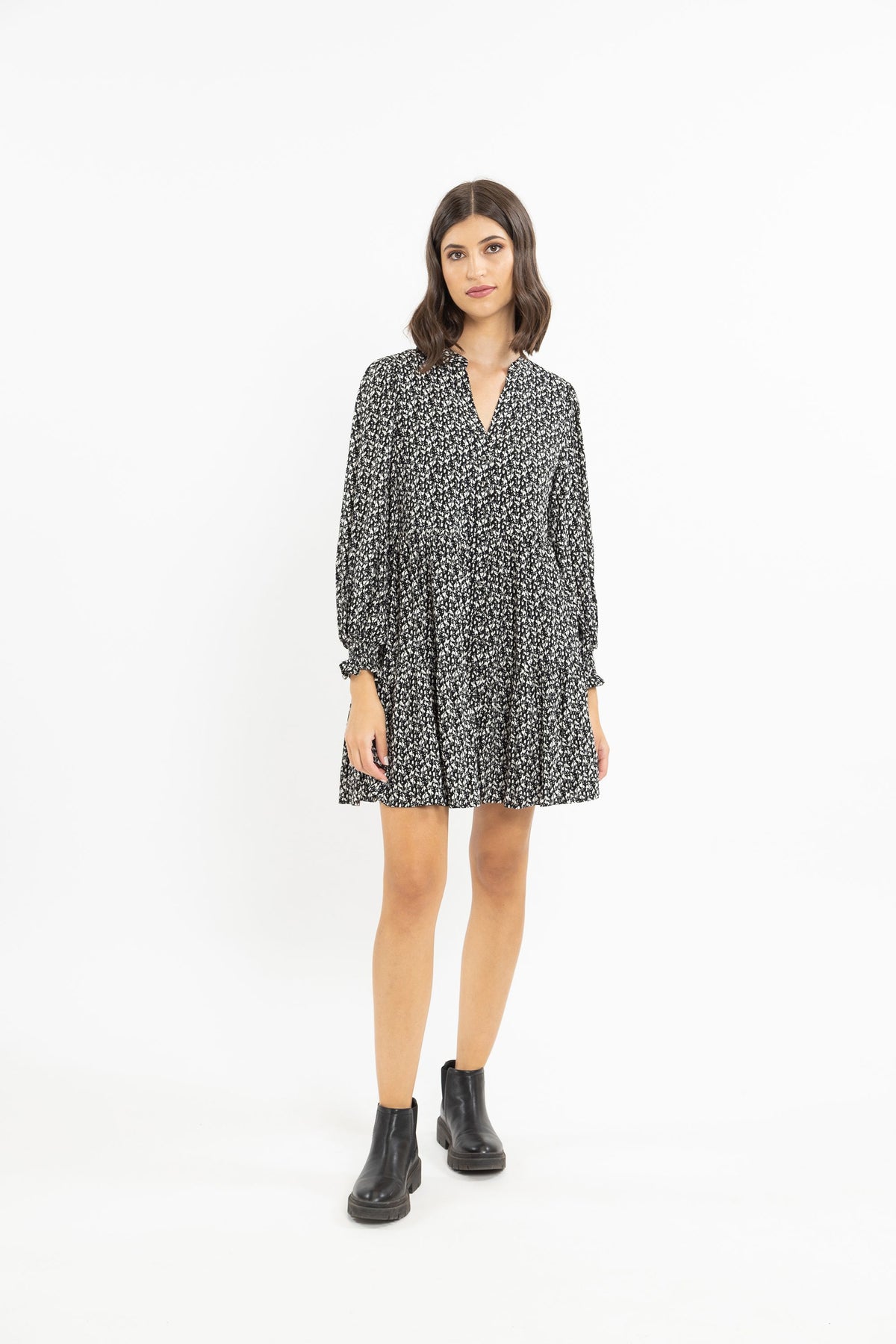 Liana Mini Dress Mono Tulip