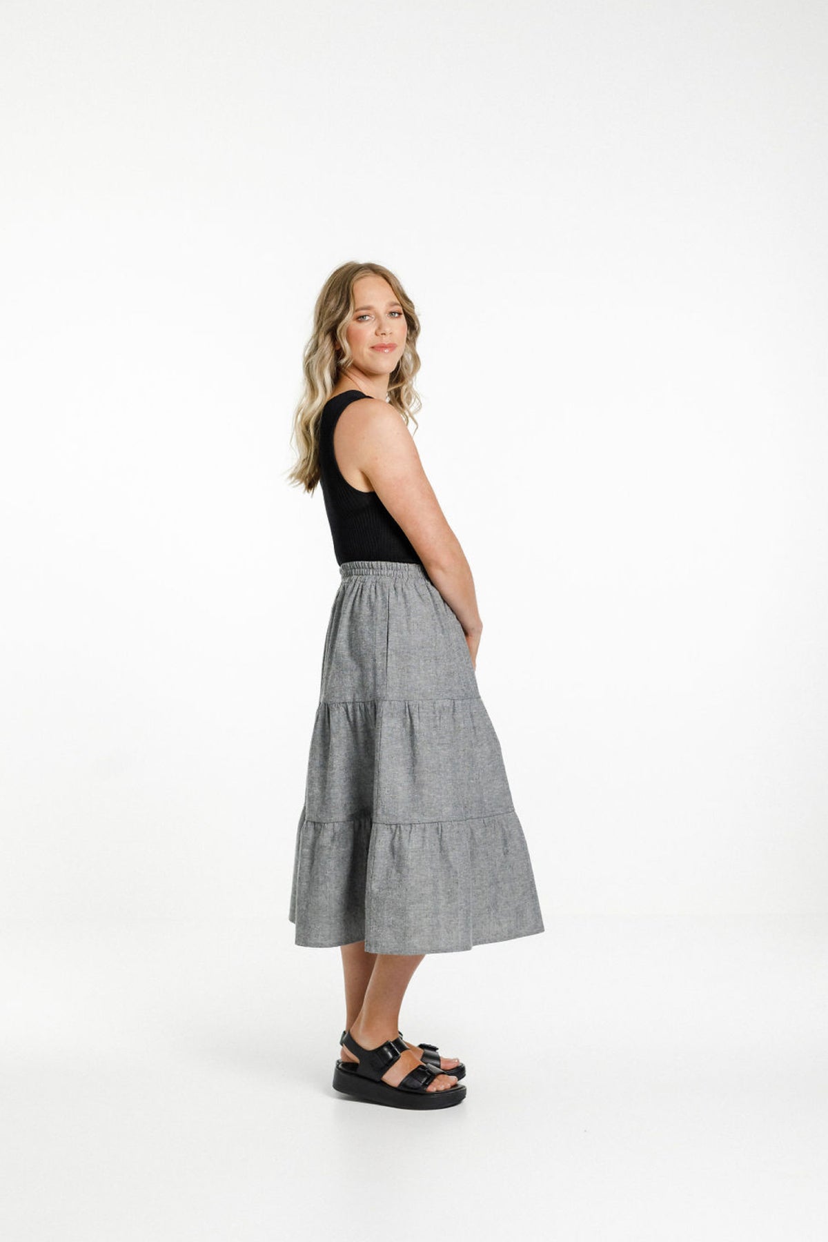 Lexi Skirt Charcoal