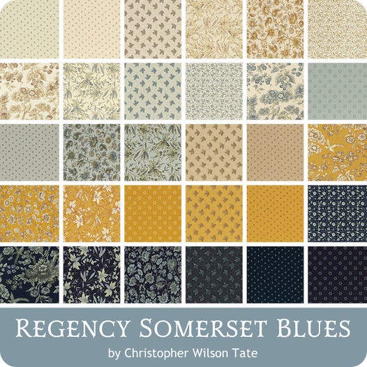 Regency Somerset Blues Mini Charm