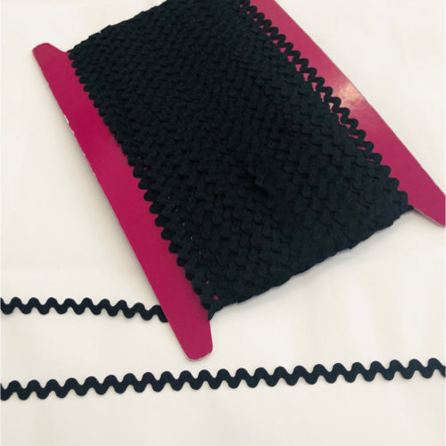 Ric Rac Rayon Small Black