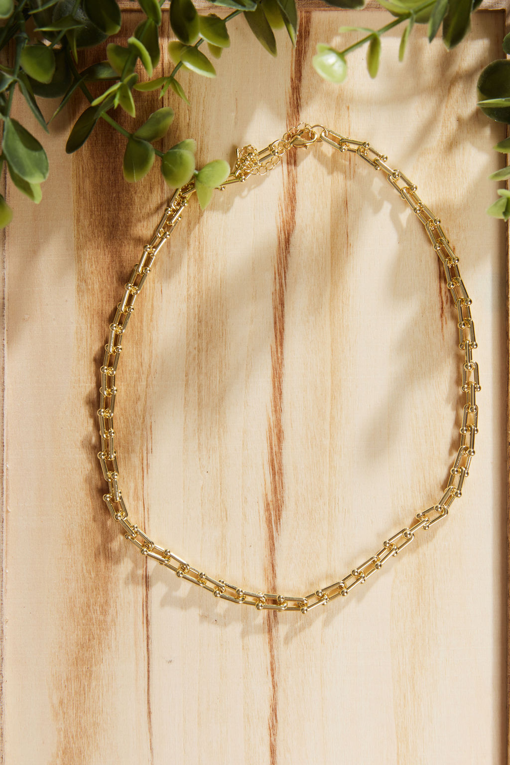 U Link Necklace Gold