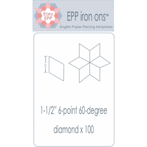 EPP Iron Ons 1 1/2 Diamond x 100