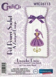 Lavender Dress Cross Stitch Kit