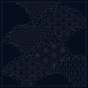 Sashiko Square - Cumulus Cloud