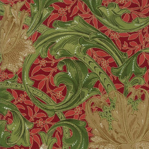 1905 Single Stem Crimson Fabric