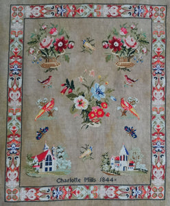 Charlotte Mills 1844 Cross Stitch Pattern