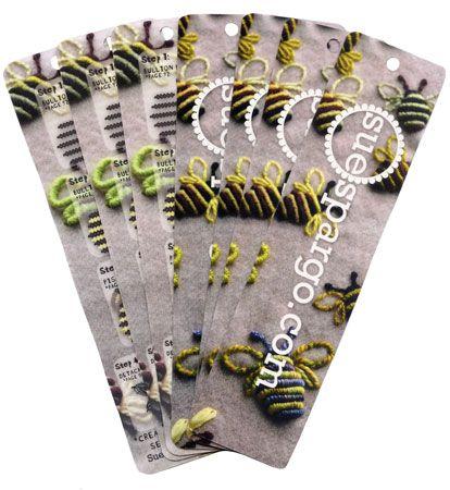 Bee Stitch Guide Bookmark