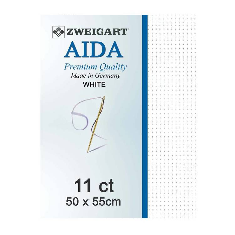 Aida Fat Q 11 Count White