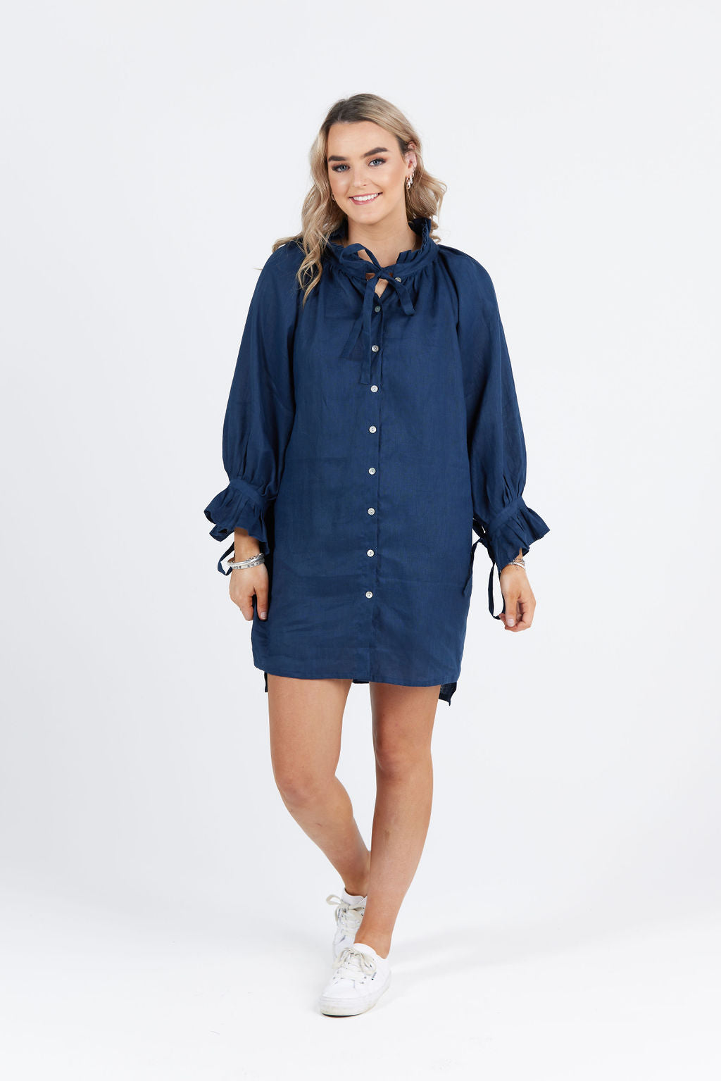 Uma Dress Navy