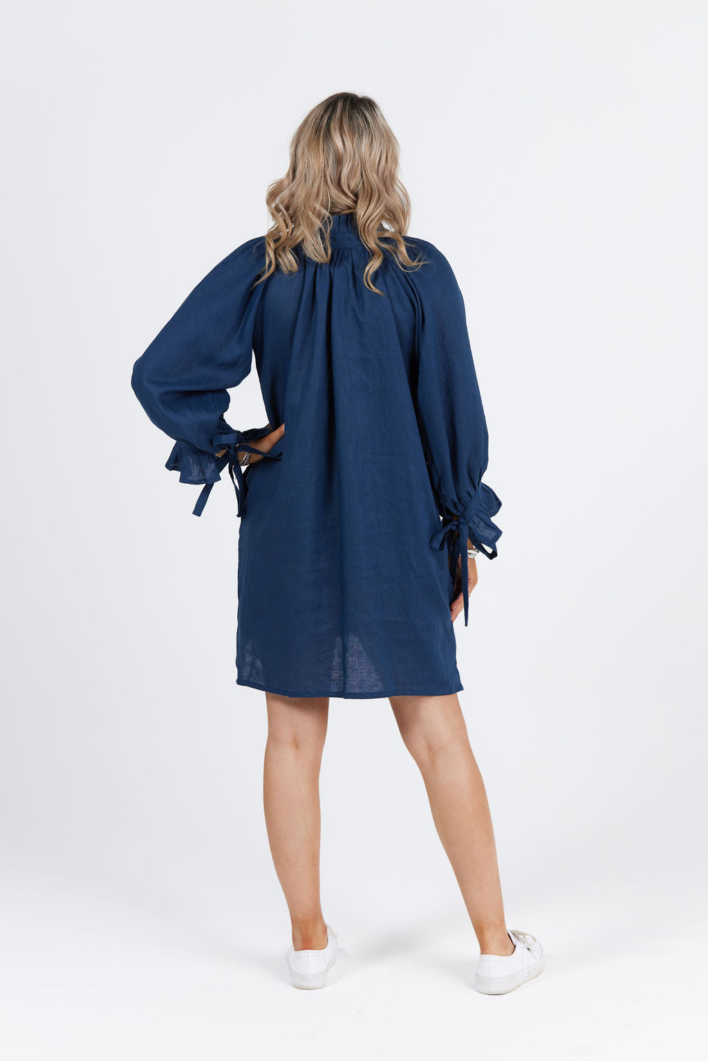 Uma Dress Navy