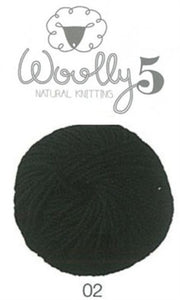 Woolly 5 Merino 10ply Black 02