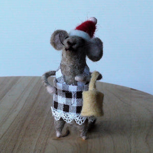 Ma & Pa Mice Standing Ornament