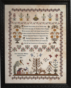 Jane Johanne Wilkins 1884 Cross Stitch Pattern