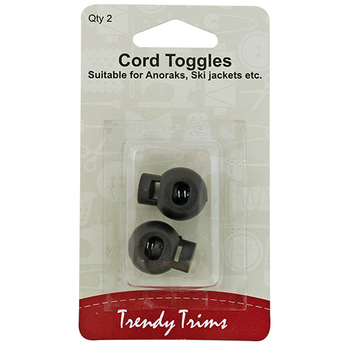Cord-Spring Toggles Black