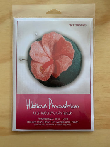 Pink Hibiscus Pincushion kit