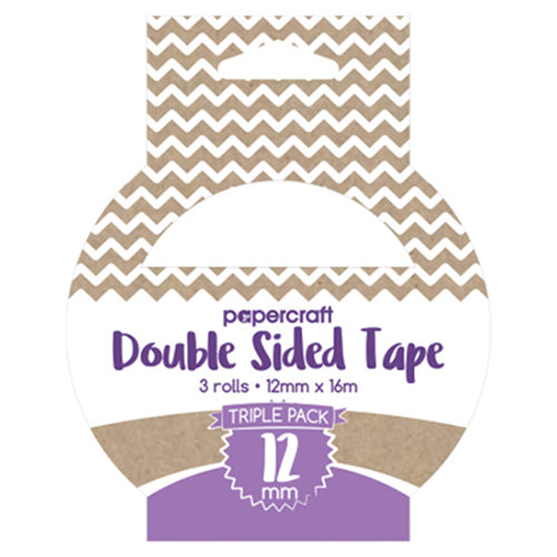 Adhesive Tape Double Side Acid Free Value 3 Pack