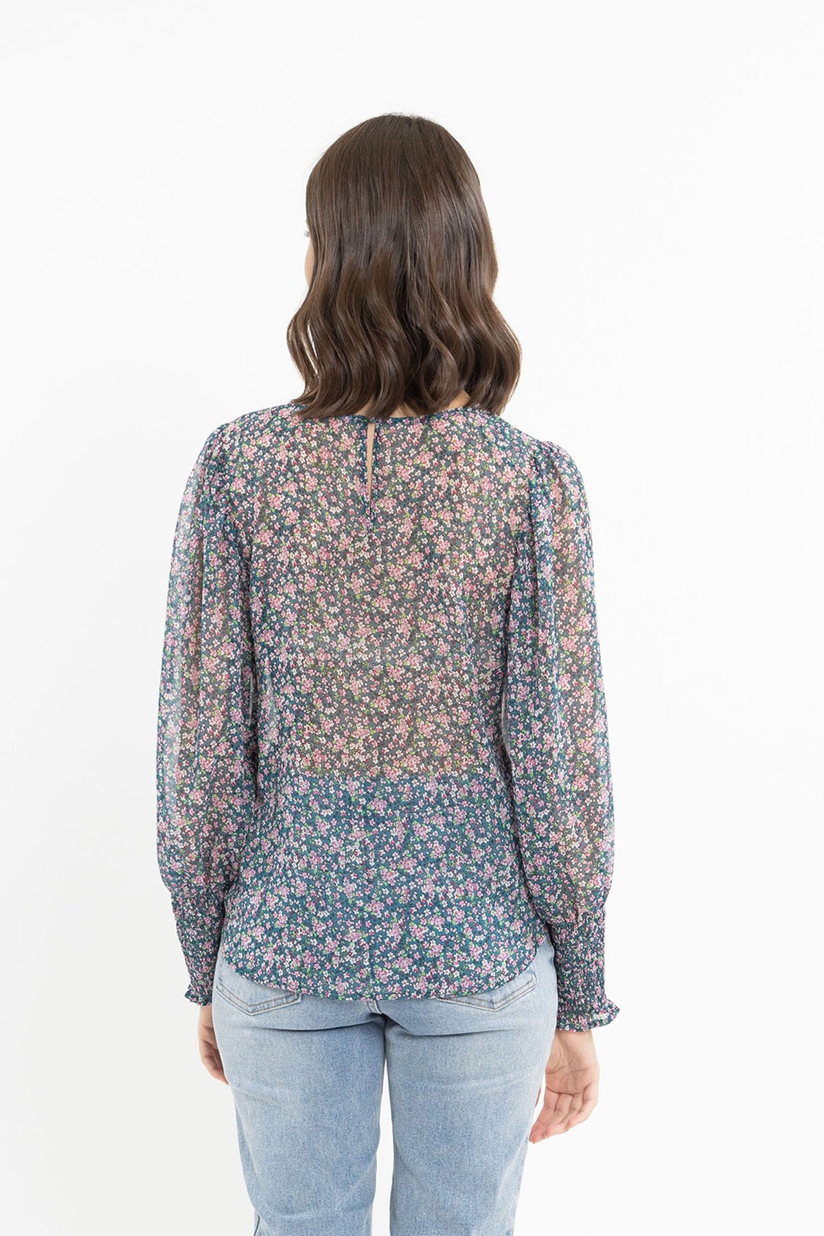 Timely Top Blossom Chiffon