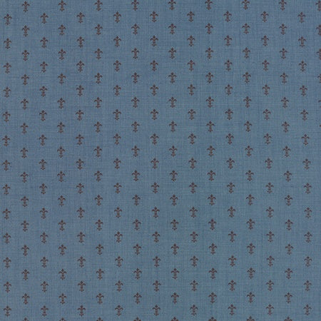 Le Marais Woad Blue Fabric